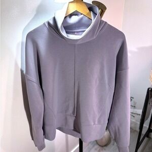 Calia modal pullover lavender pastel comfort everyday athleisure gym top New